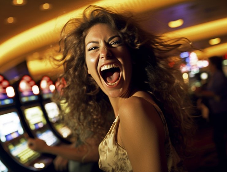 Play'n GO slot game interface with reels and stake selection on mobile